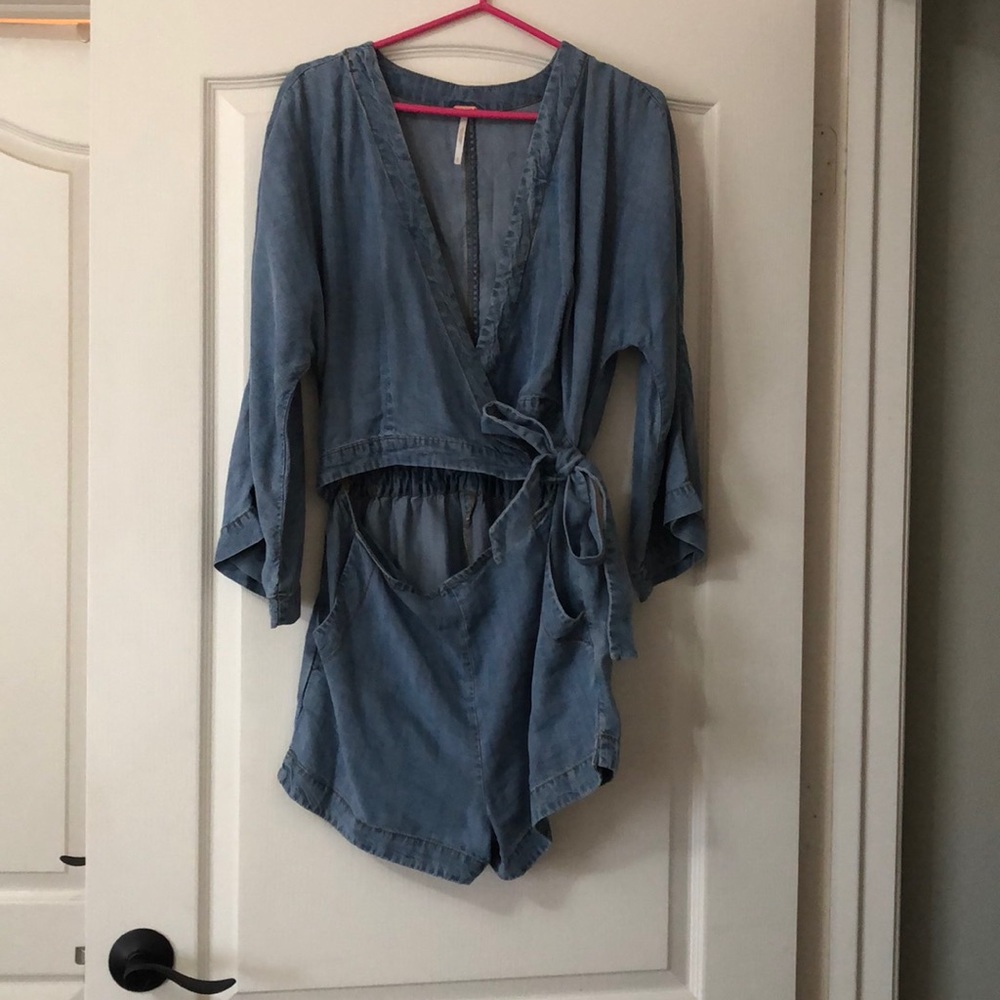 WORN ONCE free people romper